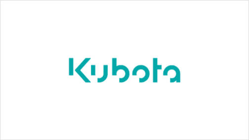 クボタのロゴの画像